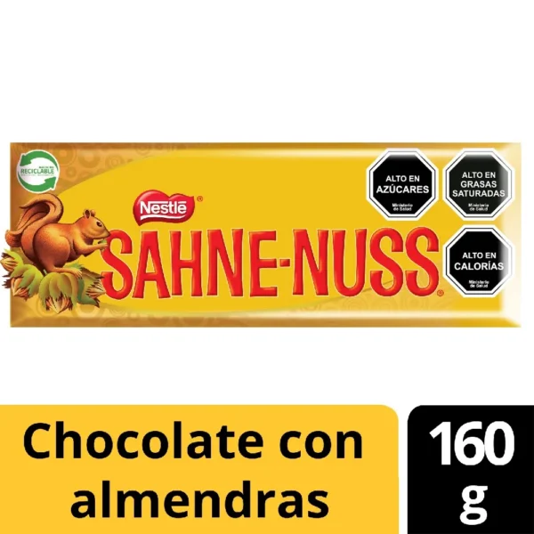 CHOCOLATE SAHNE NUSS BARRA 21 X 160G