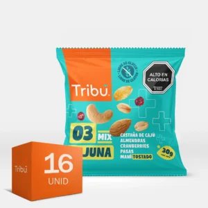 TRIBU FRUTOS SECOS CAJUNA 16X30GR