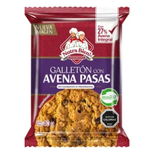 GALLETON AVENA PASAS NUTRE BIEN 40GR