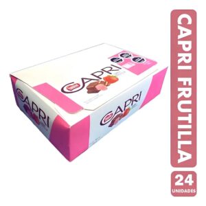 CAPRI FRUTILLA FONDANT BAR 24X30G