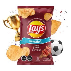 LAYS MEDIT JAMON 170GX13X1