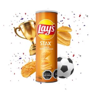 LAYS STAX CHEDDAR 14X134G